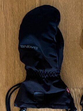 Dakine Kids Rover Gore-TEX Ski and Snowboard Mittens - Black - L (8-10yrs)